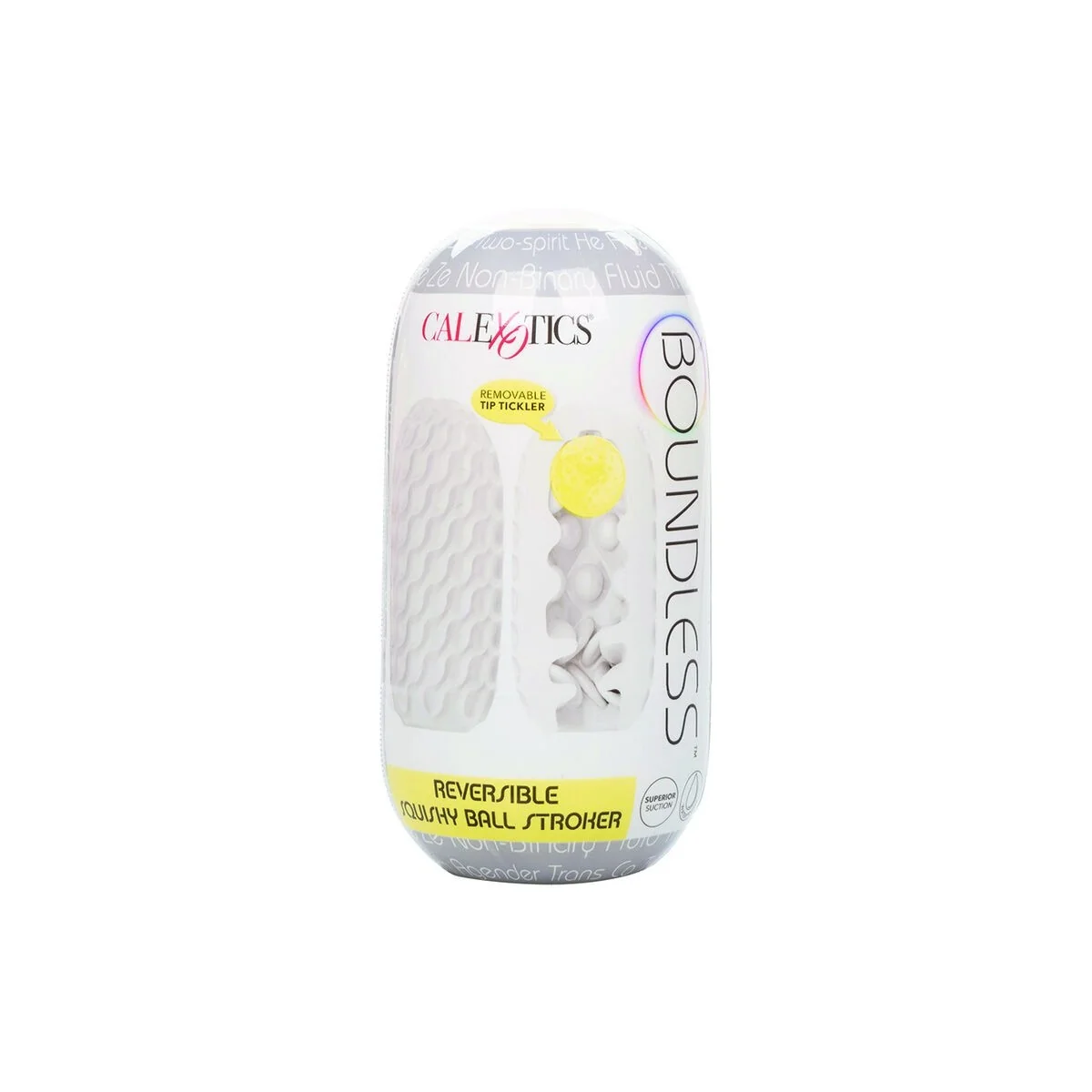 Boundless Reversible Squishy Ball Stroke Grau von Calexotics kaufen | Fesselliebe