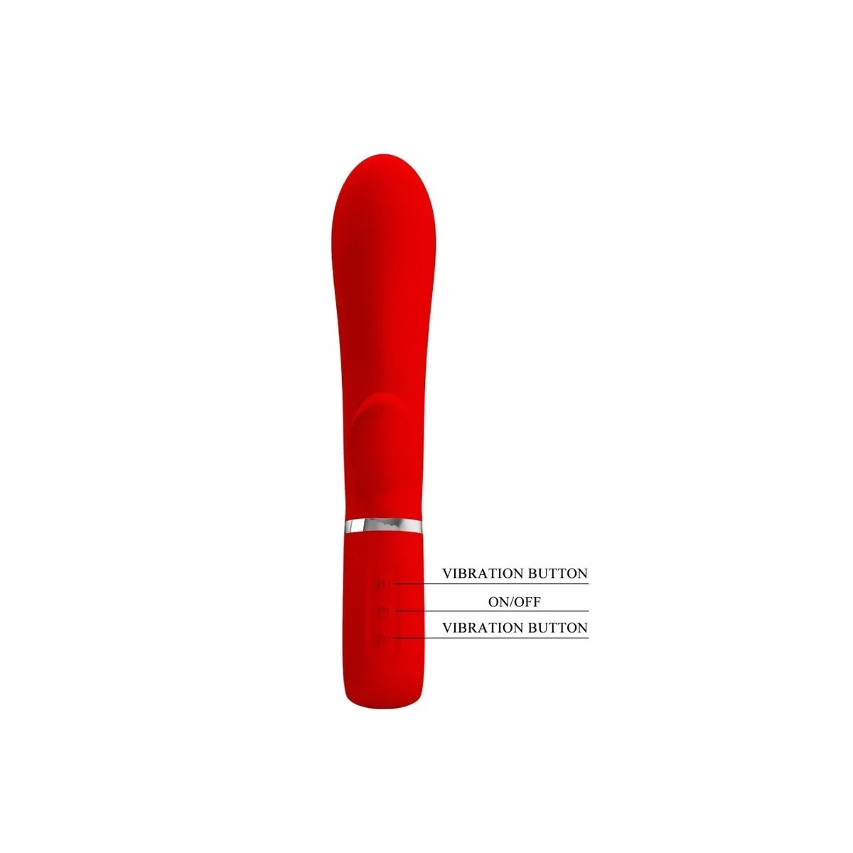 Thomas Multifunktions-G-Spot-Vibrator Rot von Pretty Love Flirtation kaufen | Fesselliebe