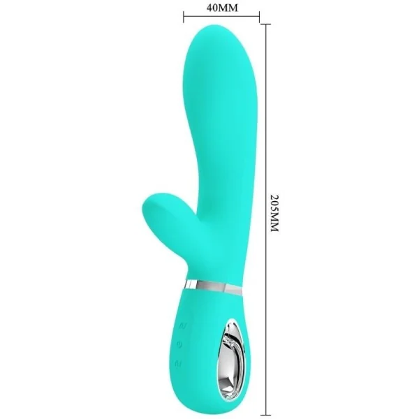 Thomas Multifunktions-G-Spot-Vibrator Aqua Green von Pretty Love Flirtation kaufen | Fesselliebe