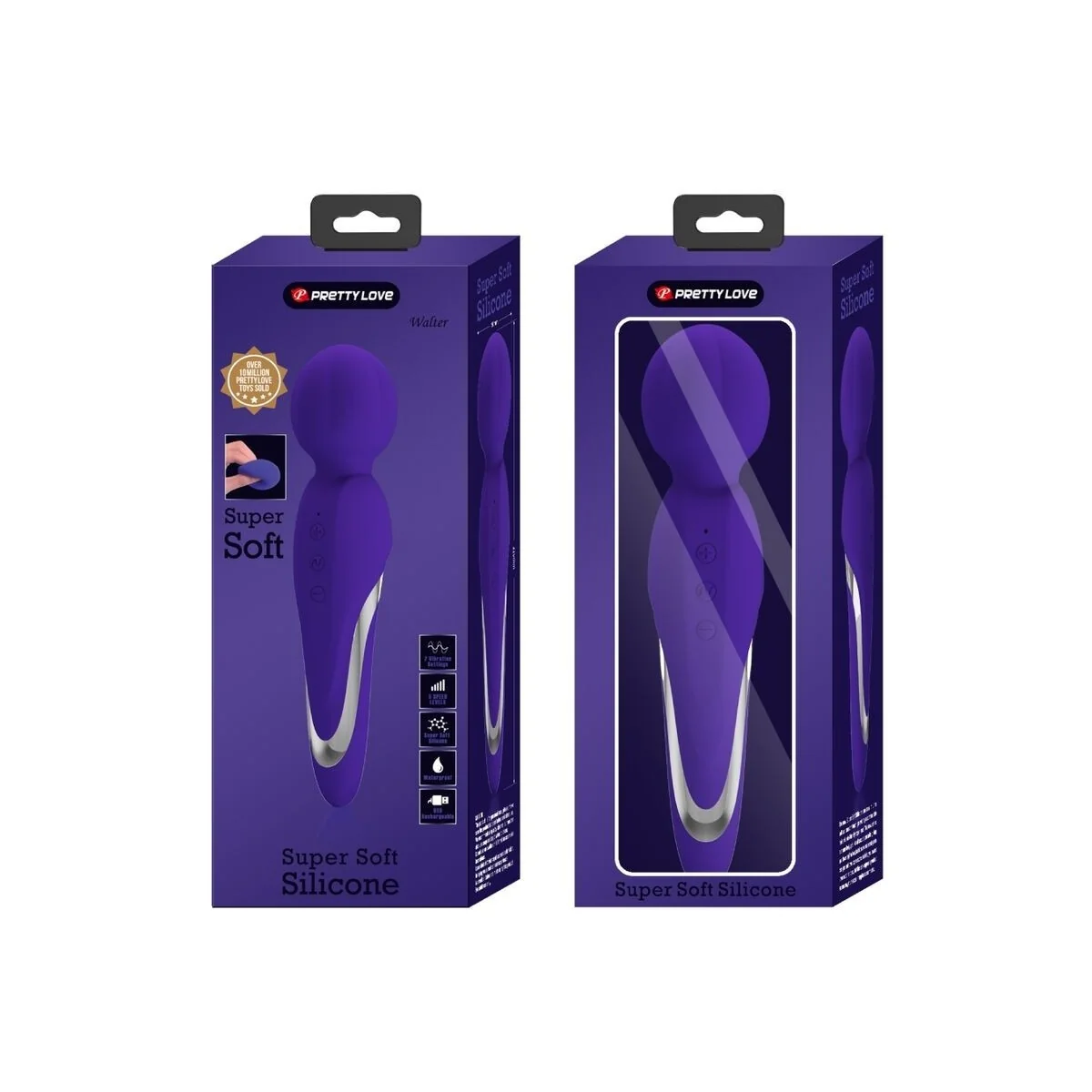 Walter Vibrator Stab Lila von Pretty Love Flirtation kaufen | Fesselliebe