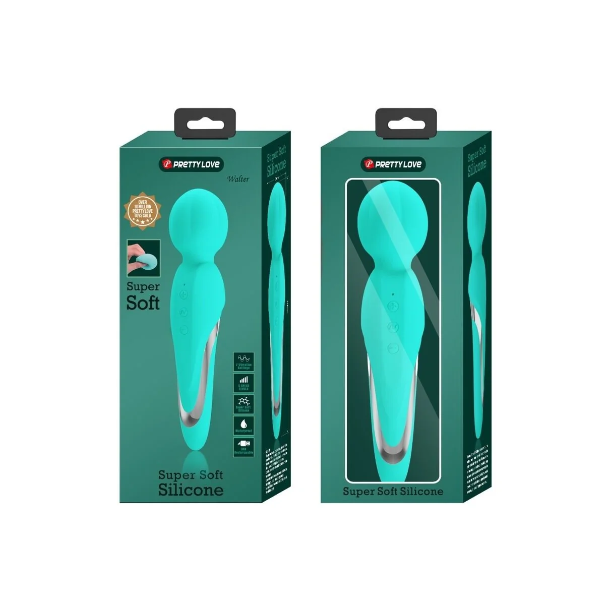 Walter Vibrator Stab Aqua Grün von Pretty Love Flirtation kaufen | Fesselliebe
