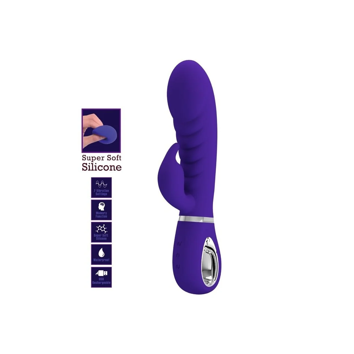 Prescott Multifunktions-G-Spot-Vibrator Lila von Pretty Love Flirtation kaufen | Fesselliebe