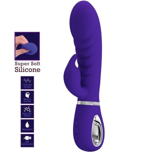 Prescott Multifunktions-G-Spot-Vibrator Lila von Pretty Love Flirtation kaufen | Fesselliebe