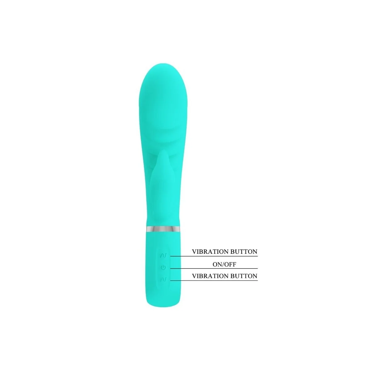 Prescott Multifunktions-G-Spot-Vibrator Aqua Green von Pretty Love Flirtation kaufen | Fesselliebe