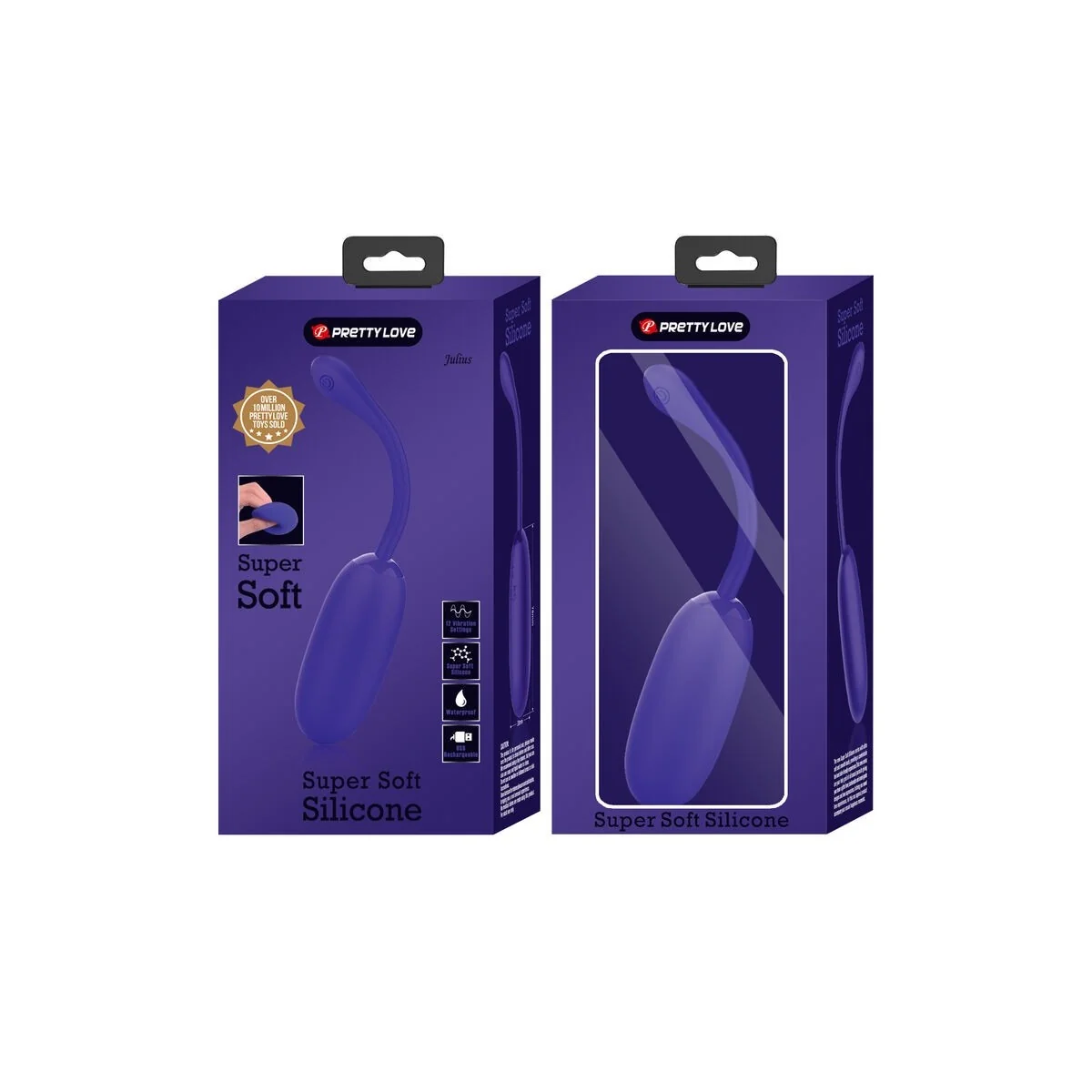 Julius Wasserdichtess, wiederaufladbares Vibrierendes Ei Lila von Pretty Love Smart kaufen | Fesselliebe
