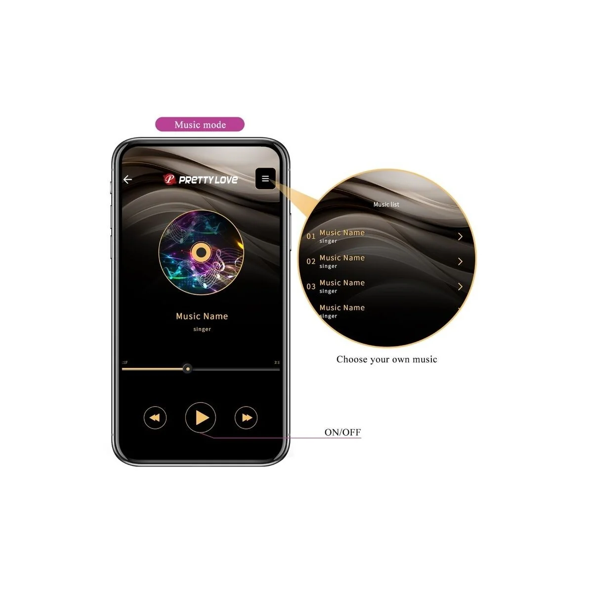 Casper Lila wiederaufladbares Vibrierendes Ei von Pretty Love Smart kaufen | Fesselliebe