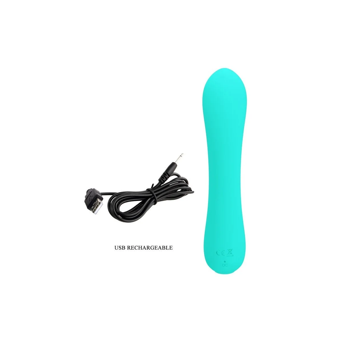 Prescott wiederaufladbarer Vibrator Aqua Green von Pretty Love Smart kaufen | Fesselliebe