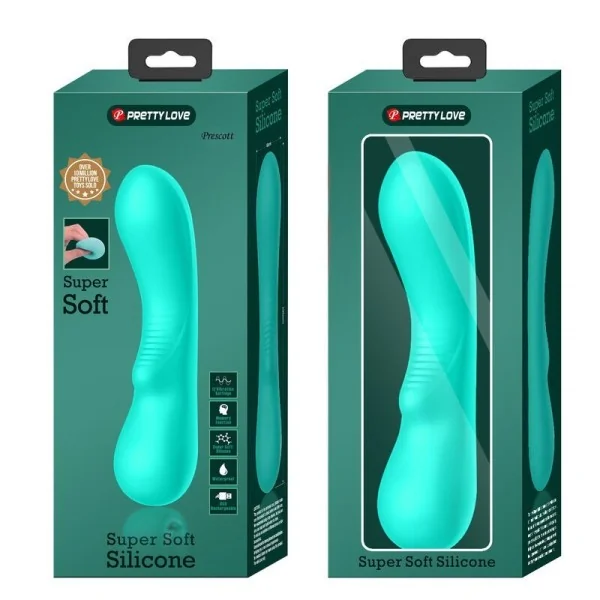 Prescott wiederaufladbarer Vibrator Aqua Green von Pretty Love Smart kaufen | Fesselliebe