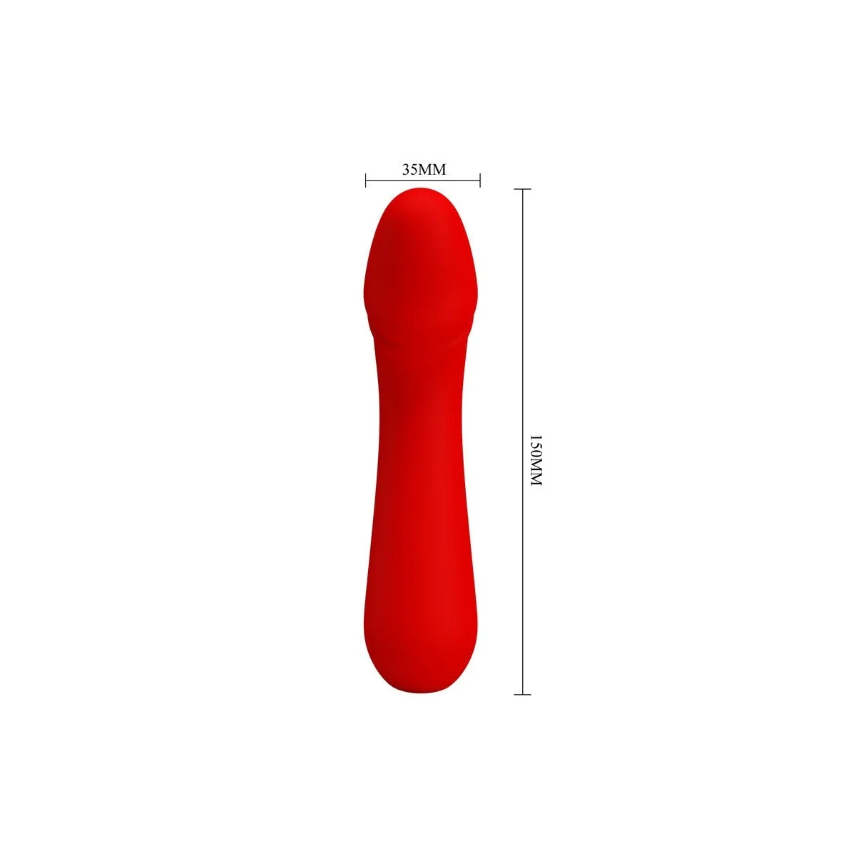 Cetus wiederaufladbarer Vibrator Rot von Pretty Love Smart kaufen | Fesselliebe