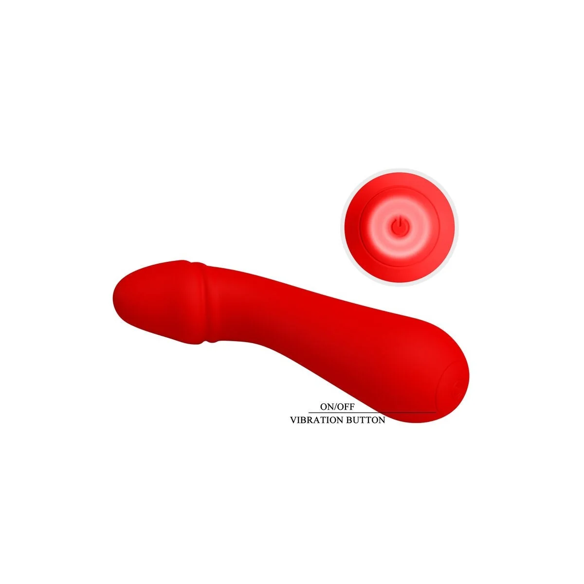 Cetus wiederaufladbarer Vibrator Rot von Pretty Love Smart kaufen | Fesselliebe
