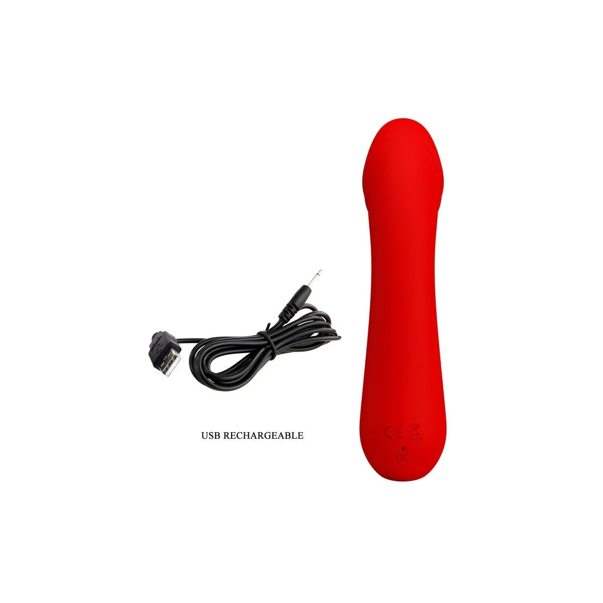 Cetus wiederaufladbarer Vibrator Rot von Pretty Love Smart kaufen | Fesselliebe