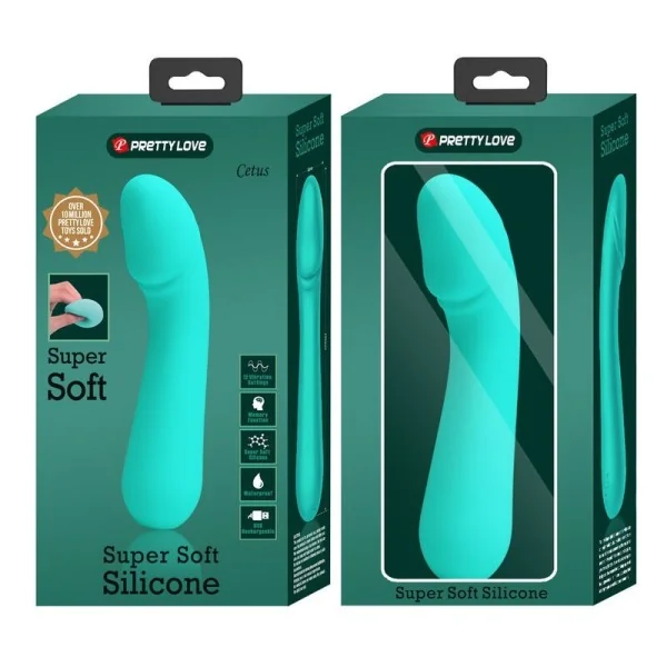 Cetus wiederaufladbarer Vibrator Aqua Green von Pretty Love Smart kaufen | Fesselliebe