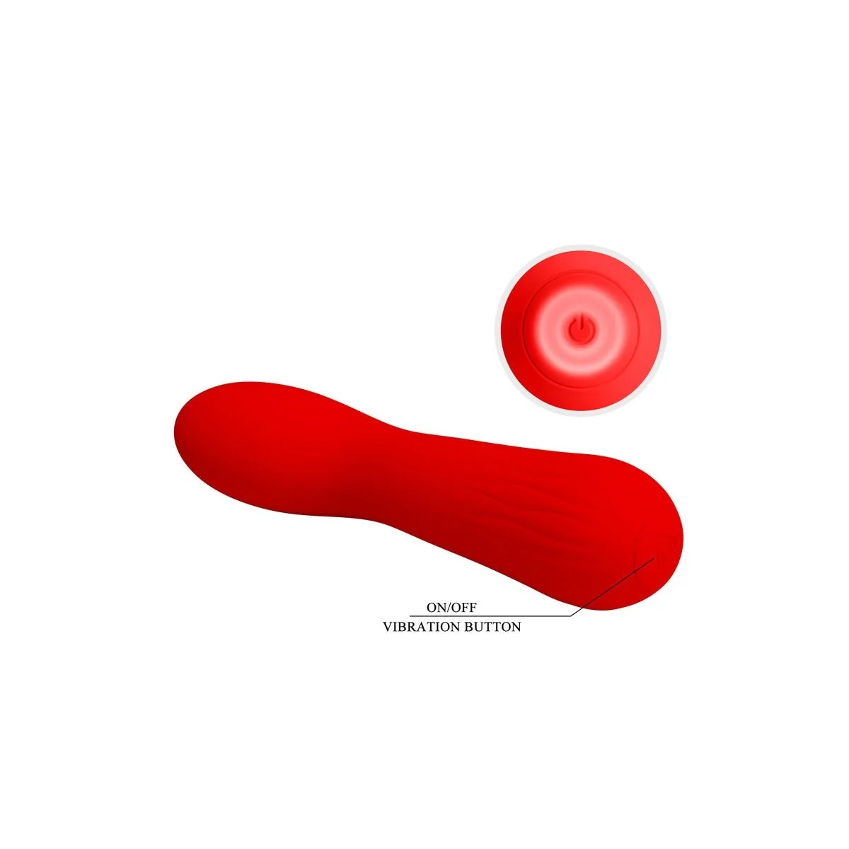 Faun wiederaufladbarer Vibrator Rot von Pretty Love Smart kaufen | Fesselliebe