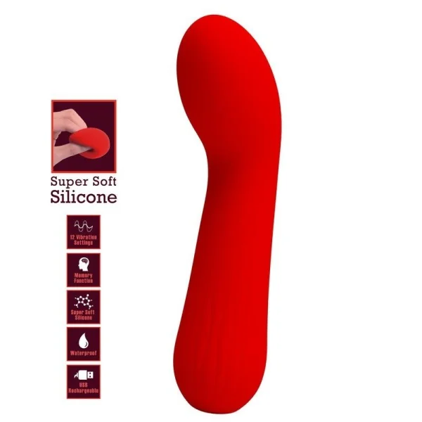 Faun wiederaufladbarer Vibrator Rot von Pretty Love Smart kaufen | Fesselliebe