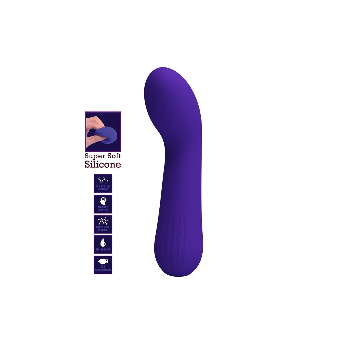 Faun wiederaufladbarer Vibrator Lila von Pretty Love Smart kaufen | Fesselliebe