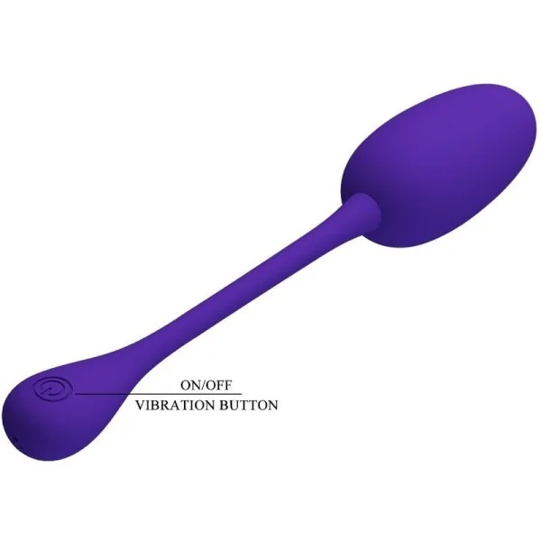 Knucker Purple wiederaufladbares Vibrations-Ei von Pretty Love Flirtation kaufen | Fesselliebe