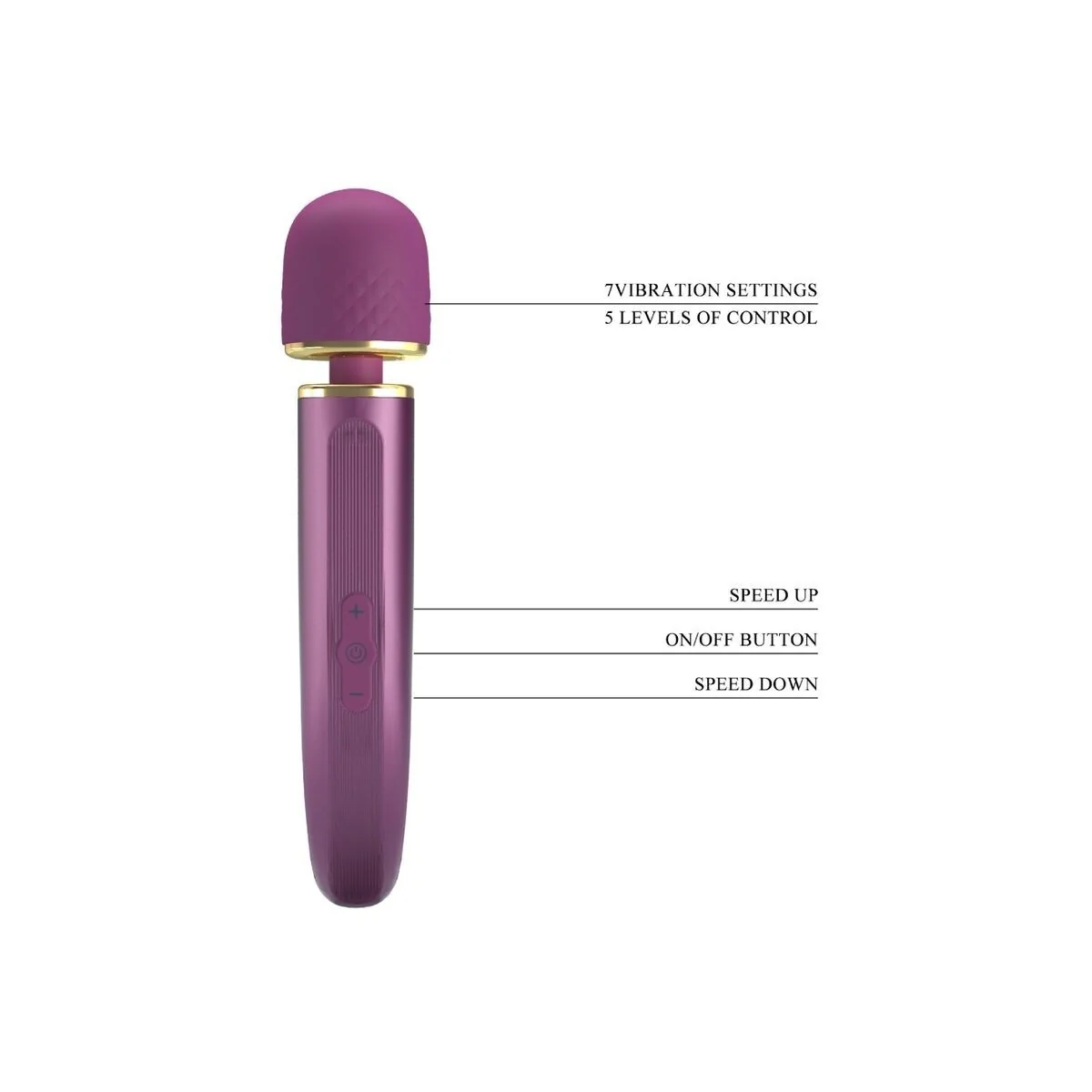Massager 7 Vibrationsmodi Lila von Pretty Love Smart kaufen | Fesselliebe