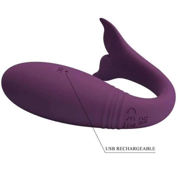 Jayleen Vibrator mit App-mit Fernbedienung Lila von Pretty Love Led kaufen | Fesselliebe