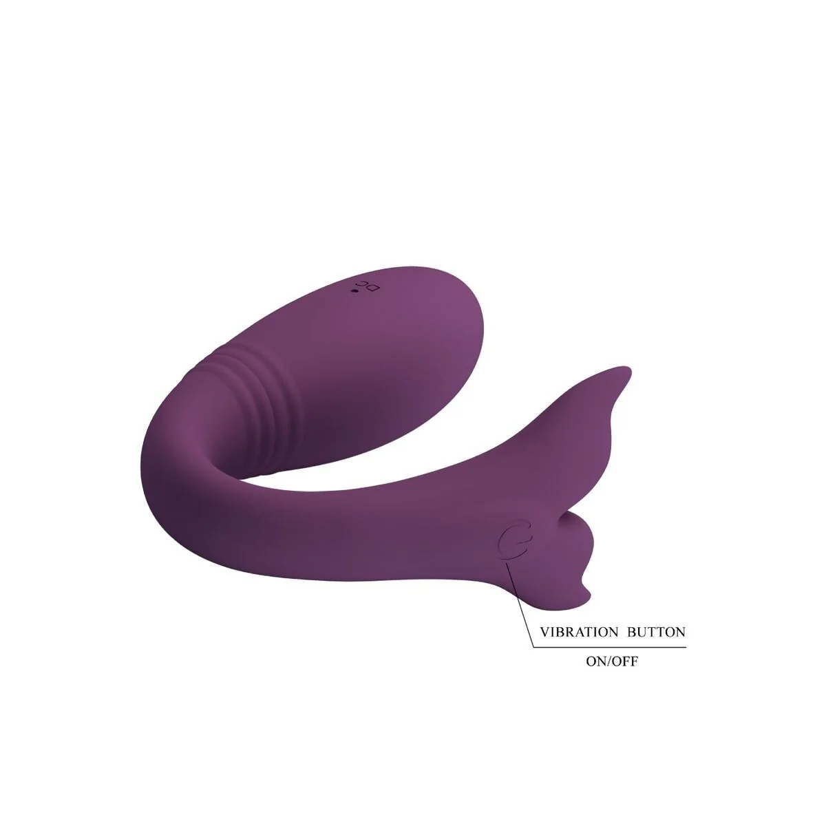 Jayleen Vibrator mit App-mit Fernbedienung Lila von Pretty Love Led kaufen | Fesselliebe
