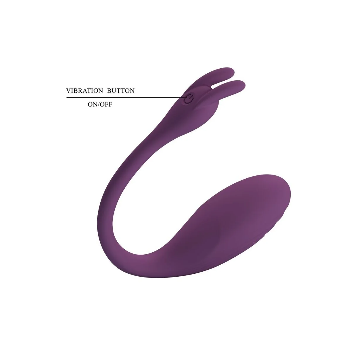 Catalina Vibrator App mit Fernbedienung Lila von Pretty Love Led kaufen | Fesselliebe