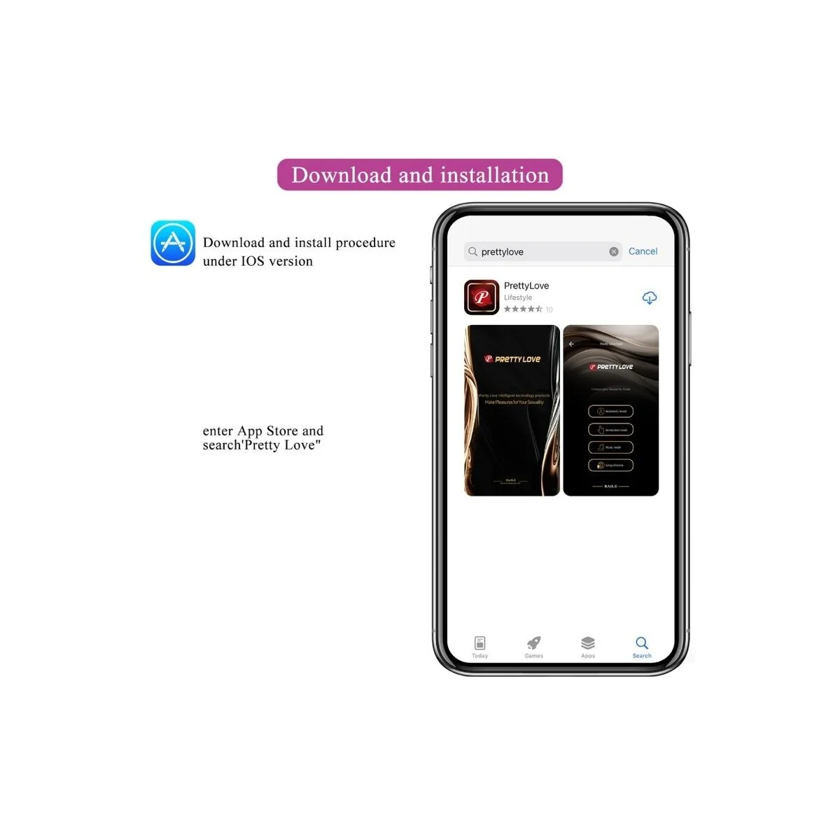 Catalina Vibrator App mit Fernbedienung Lila von Pretty Love Led kaufen | Fesselliebe