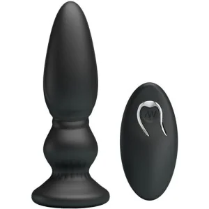 Leistungsstarker Vibrator mit Fernbedienung, Analstecker, Schwarz von Mr Play kaufen | Fesselliebe