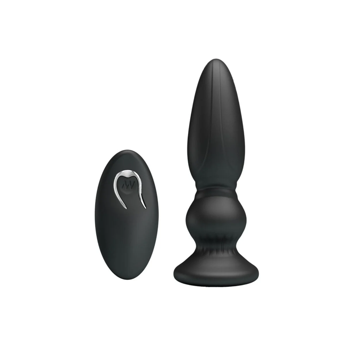 Leistungsstarker Vibrator mit Fernbedienung, Analstecker, Schwarz von Mr Play kaufen | Fesselliebe