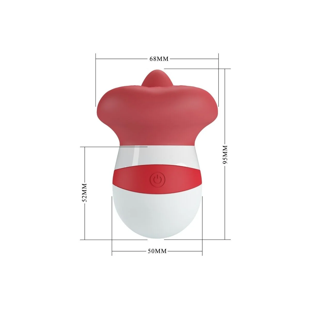 Mina Zungenstimulator Hellrot von Pretty Love Flirtation kaufen | Fesselliebe