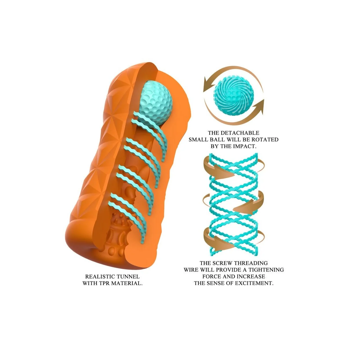 Victoria Masturbator 15 Stück von Pretty Love Male kaufen | Fesselliebe