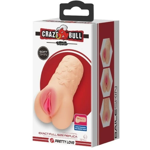 Scharlachroter Mastubador in Vaginaform von Crazy Bull kaufen | Fesselliebe
