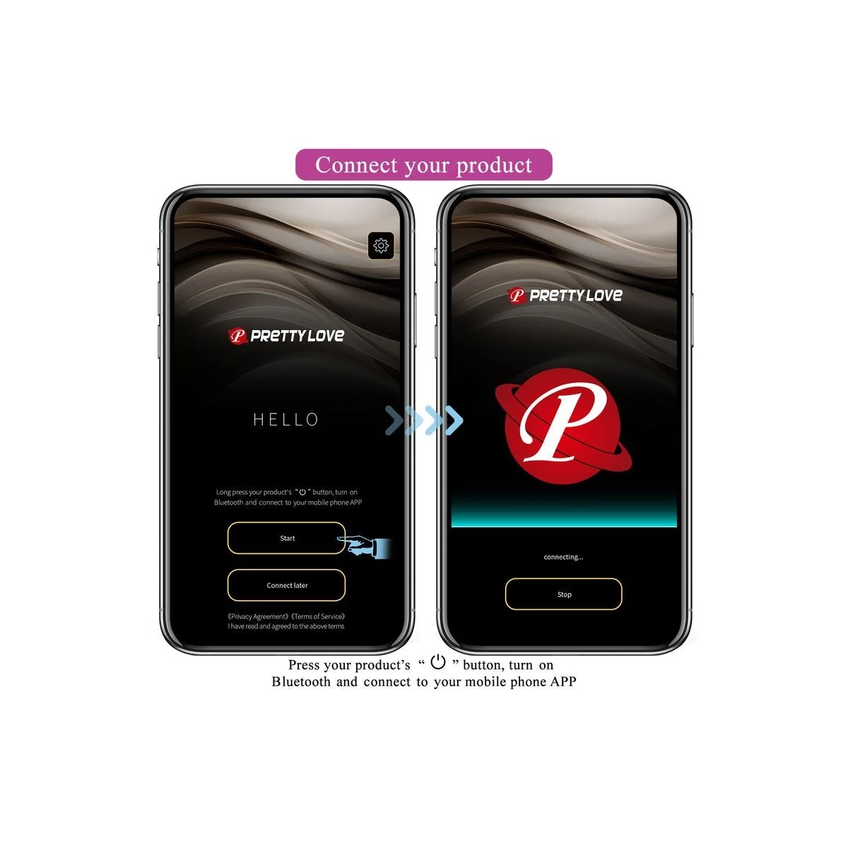 Hector Electroshock Vibrator Per App-Steuerung Lila von Pretty Love High Grade kaufen | Fesselliebe