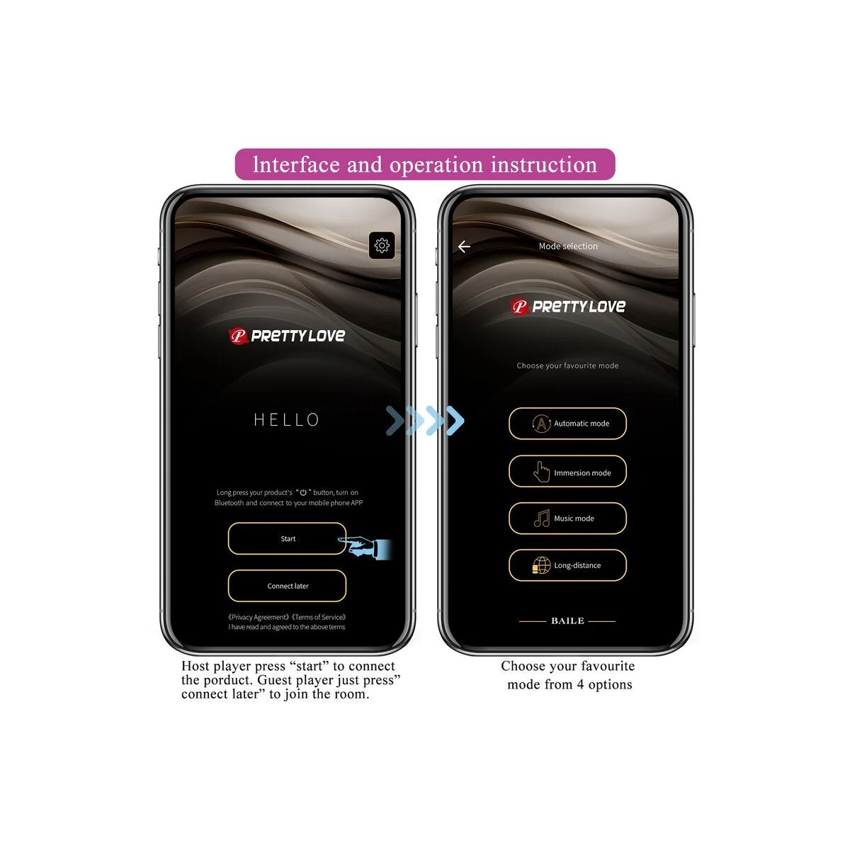 Hector Electroshock Vibrator Per App-Steuerung Lila von Pretty Love High Grade kaufen | Fesselliebe