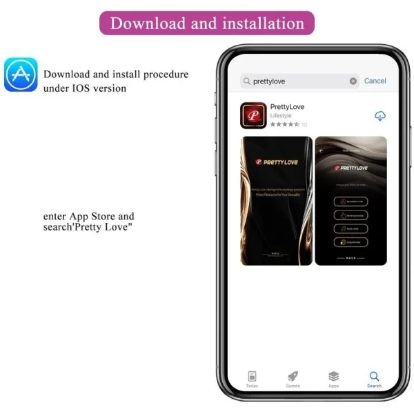 Doreen Purple wiederaufladbares Vibrations-Ei von Pretty Love Smart kaufen | Fesselliebe