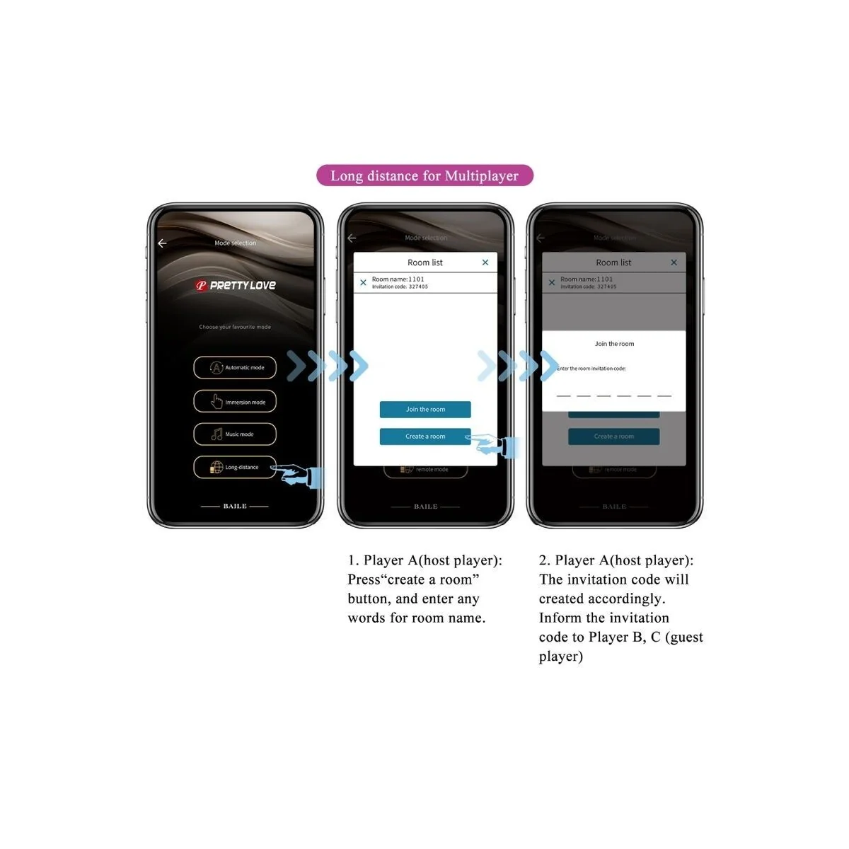 Doreen Purple wiederaufladbares Vibrations-Ei von Pretty Love Smart kaufen | Fesselliebe