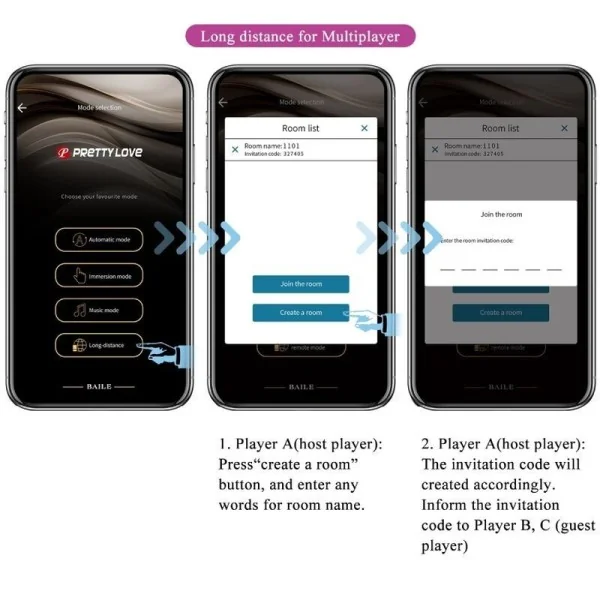 Doreen Purple wiederaufladbares Vibrations-Ei von Pretty Love Smart kaufen | Fesselliebe