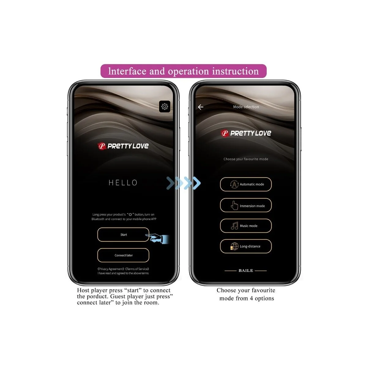 Doreen Purple wiederaufladbares Vibrations-Ei von Pretty Love Smart kaufen | Fesselliebe