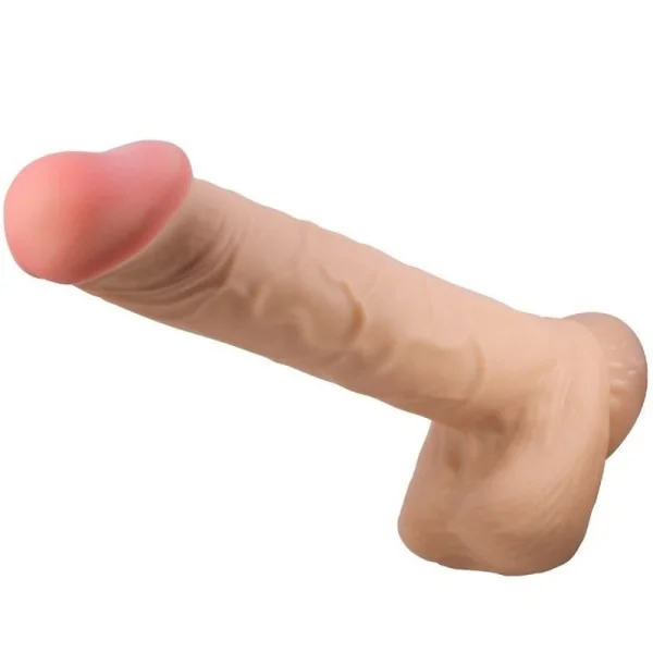 Sliding Skin Series realistischer Dildo mit Sliding Skin Saunapf Fleisch 26 cm von Pretty Love High Grade kaufen | Fesselliebe