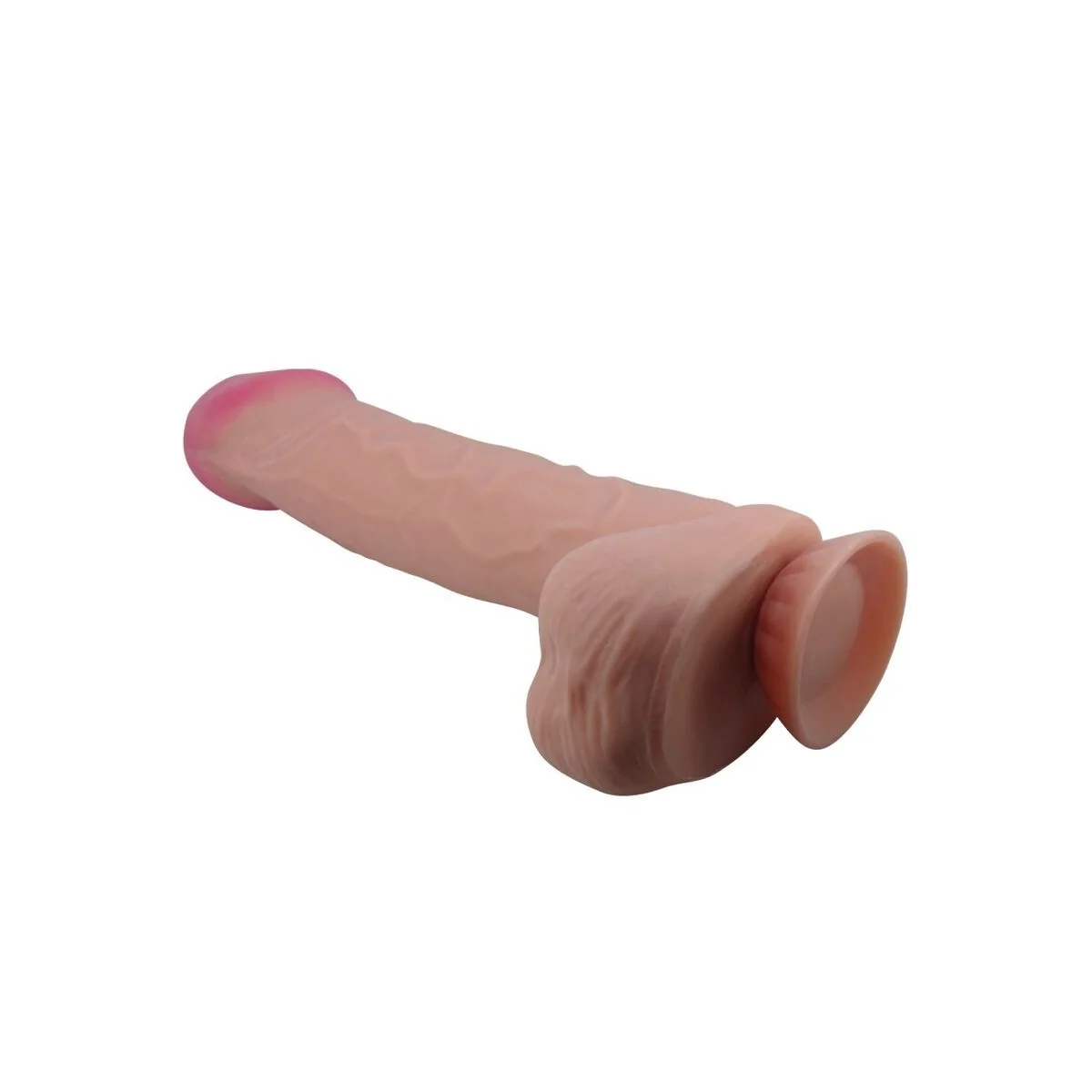 Sliding Skin Series realistischer Dildo mit Sliding Skin Saugnapf Braun 26 cm von Pretty Love High Grade kaufen | Fesselliebe