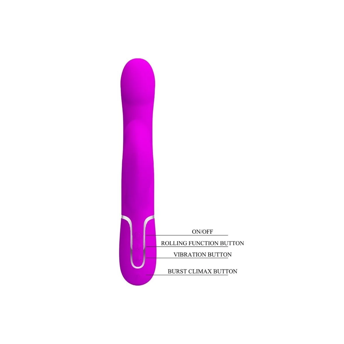 Rabbit Vibrator Perlen Violet von Pretty Love Flirtation kaufen | Fesselliebe