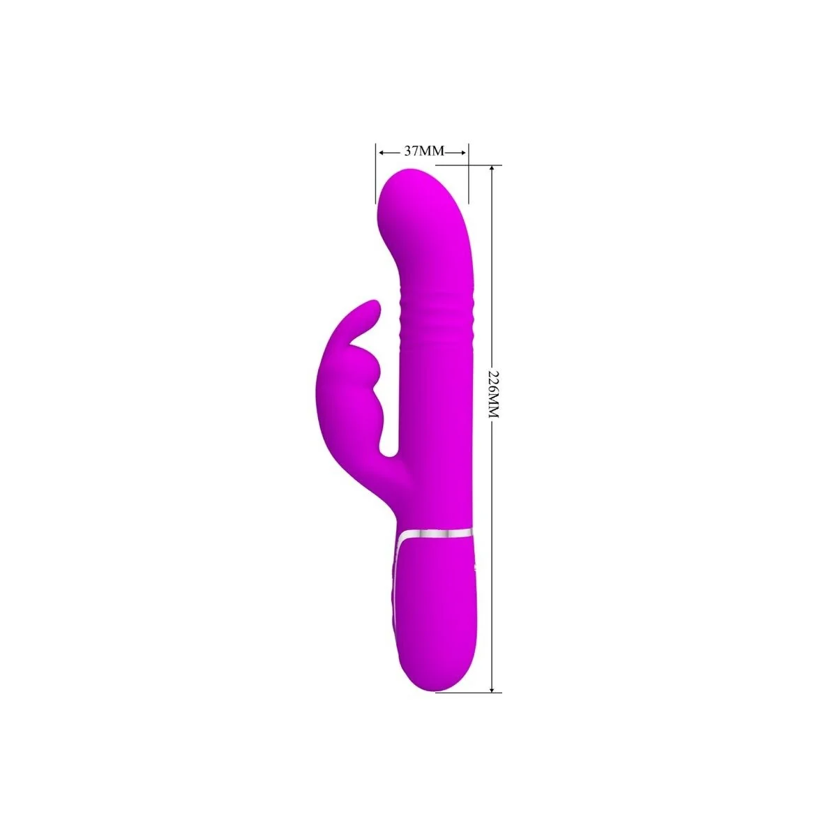 Coale Rabbit Vibrator Perlen Violet von Pretty Love Flirtation kaufen | Fesselliebe