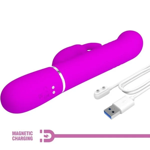 Coale Rabbit Vibrator Perlen Violet von Pretty Love Flirtation kaufen | Fesselliebe