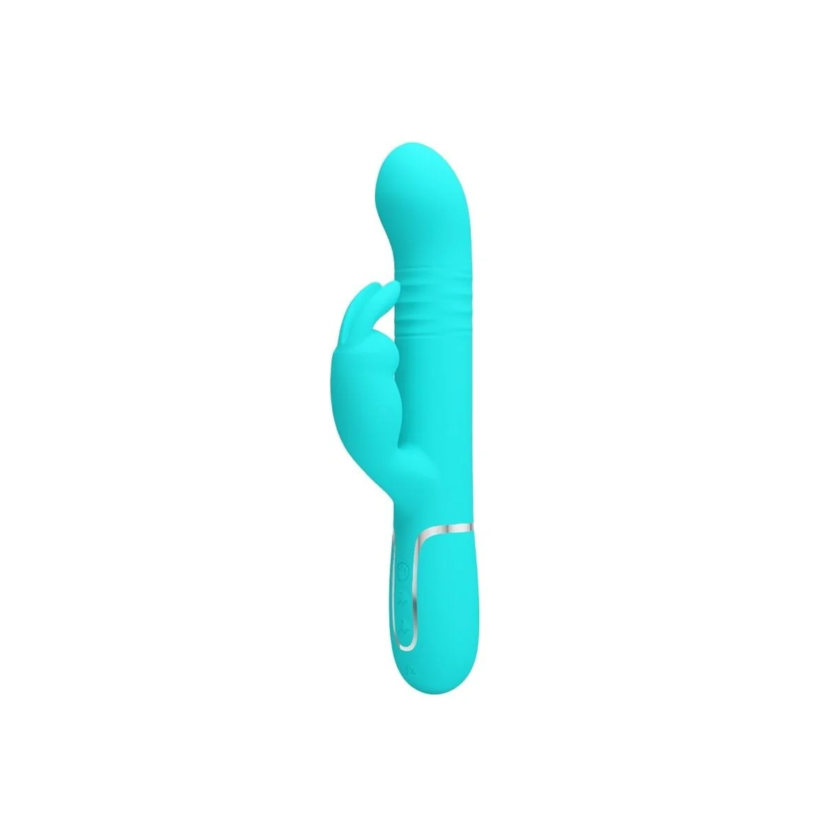 Coale Rabbit Vibrator Perlen Aquagrün von Pretty Love Flirtation kaufen | Fesselliebe