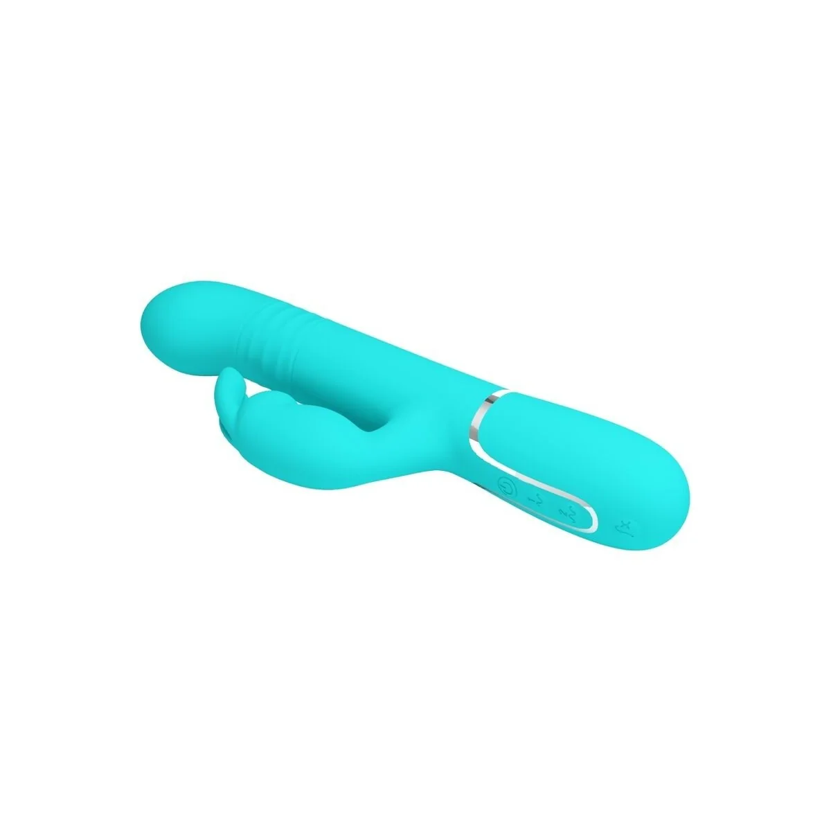 Coale Rabbit Vibrator Perlen Aquagrün von Pretty Love Flirtation kaufen | Fesselliebe