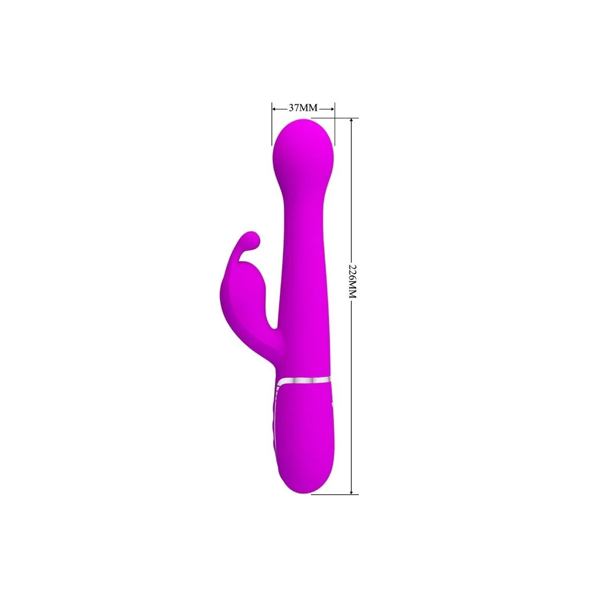 Dejon Rabbit Vibrator 3 in 1 Multifunktionsviolett von Pretty Love Flirtation kaufen | Fesselliebe