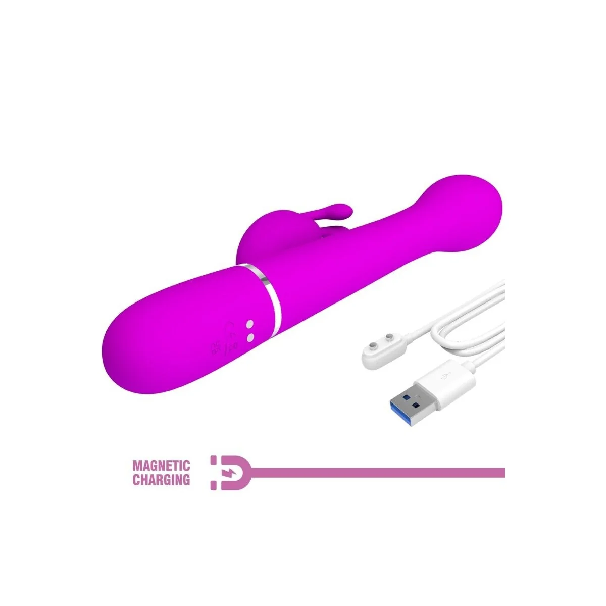 Dejon Rabbit Vibrator 3 in 1 Multifunktionsviolett von Pretty Love Flirtation kaufen | Fesselliebe