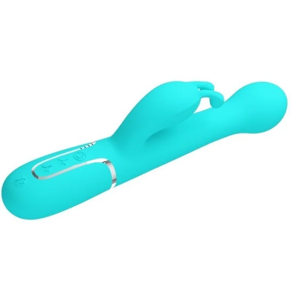 Dejon Rabbit Vibrator 3 in 1 Multifunktions-Aquagrün von Pretty Love Flirtation kaufen | Fesselliebe