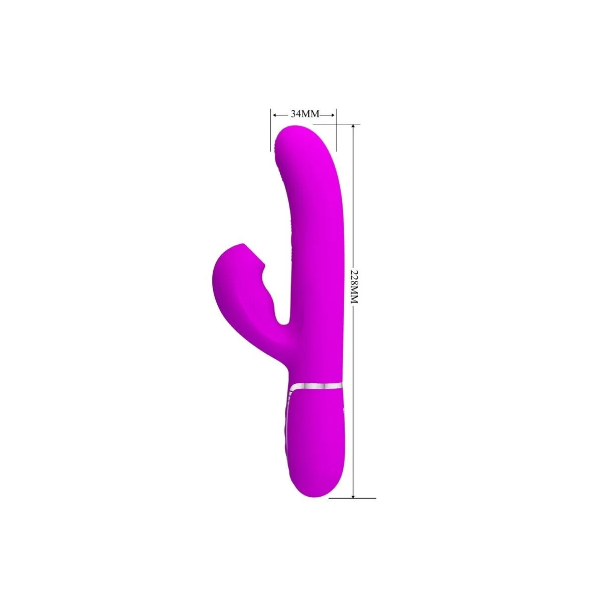 Perlita Multifunktions-3-In-1-G-Spot-Vibrator Violett von Pretty Love Flirtation kaufen | Fesselliebe