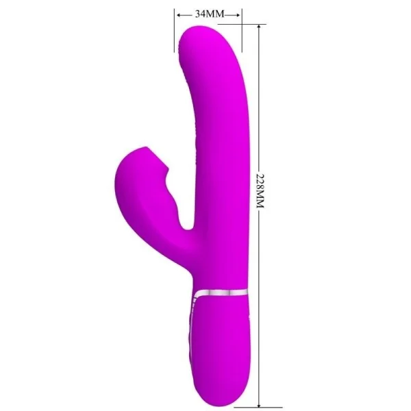 Perlita Multifunktions-3-In-1-G-Spot-Vibrator Violett von Pretty Love Flirtation kaufen | Fesselliebe