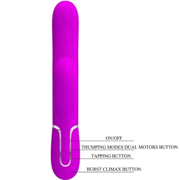 Perlita Multifunktions-3-In-1-G-Spot-Vibrator Violett von Pretty Love Flirtation kaufen | Fesselliebe