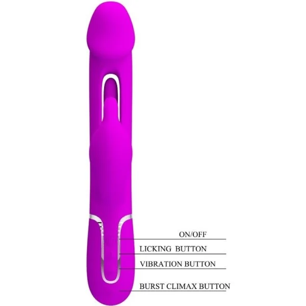 Dejon Rabbit Vibrator 3 in 1 Multifunktions Fucsia von Pretty Love Flirtation kaufen | Fesselliebe
